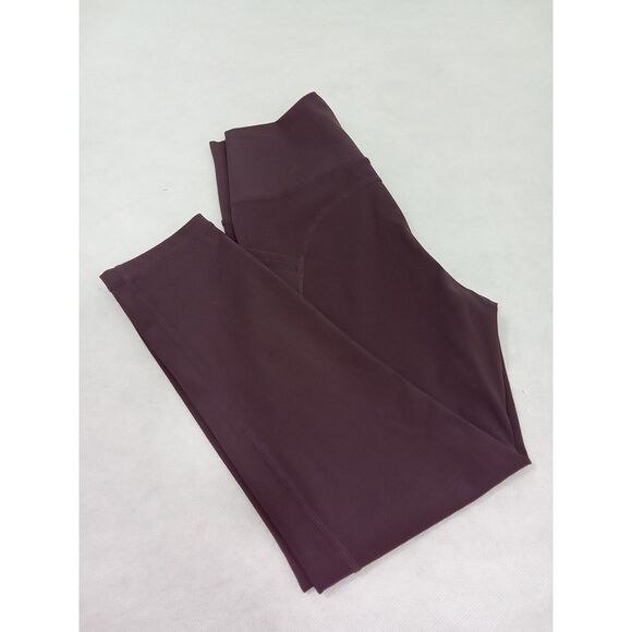 Zyia Active sz 4 purple yoga workout leggings capri stretch active wear - Picture 9 of 13